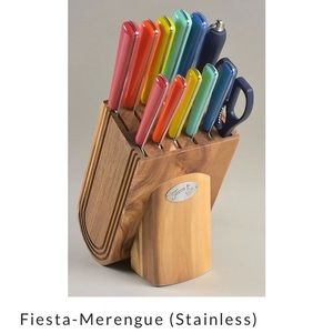 Fiesta Merengue 13pc. Cutlery with Block